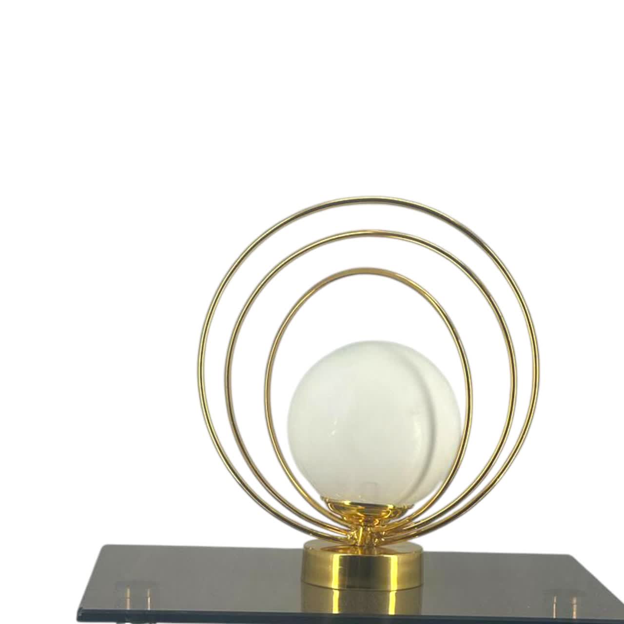 آباژور رومیزی فلزی مدل مدار